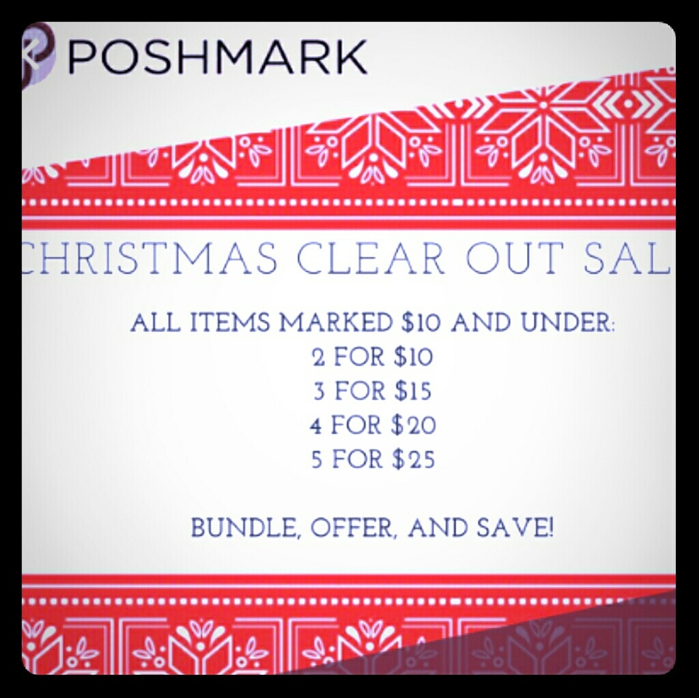 CHRISTMAS CLEAR OUT SALE